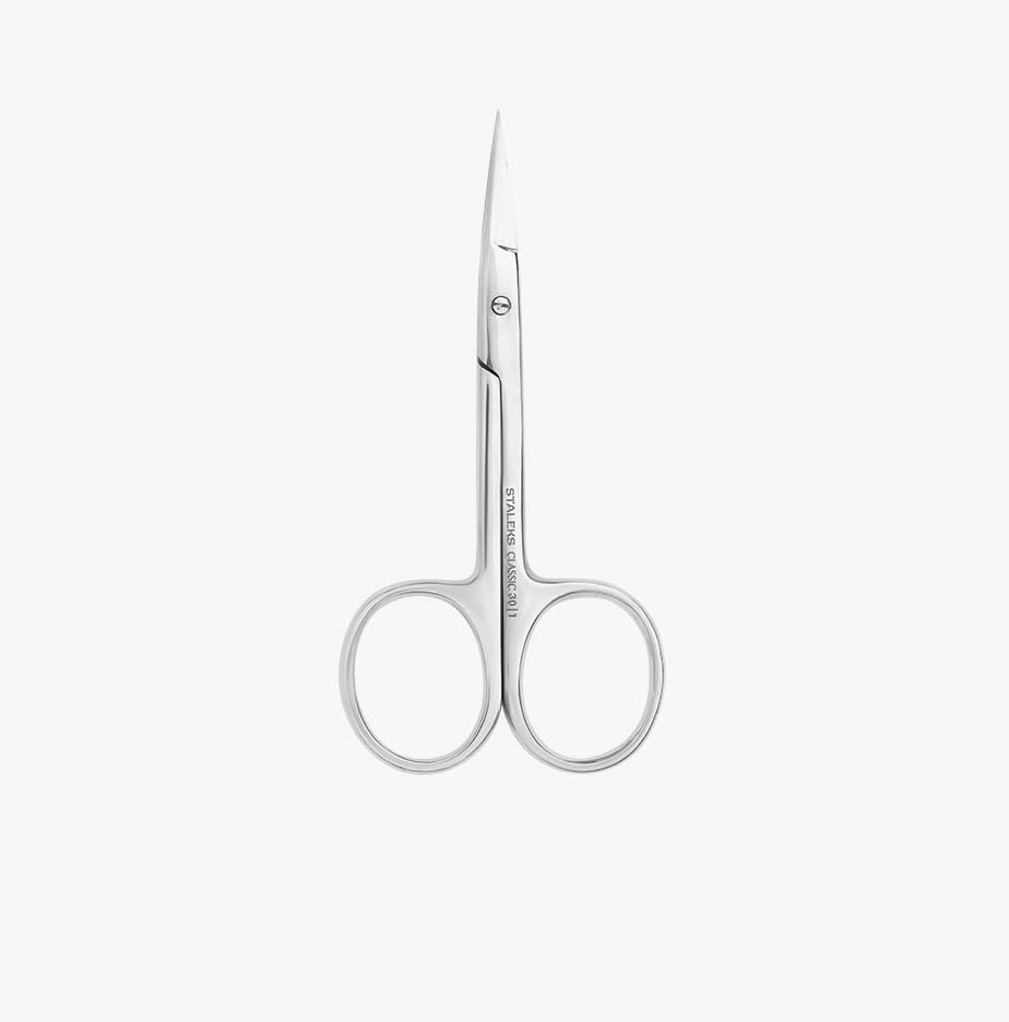 ABIO by STALEKS Nail Scissors, Cuticle Scissors, Eyebrow Scissors, Eyebrow Scissors (Professional, 30 Type 1) image number 3