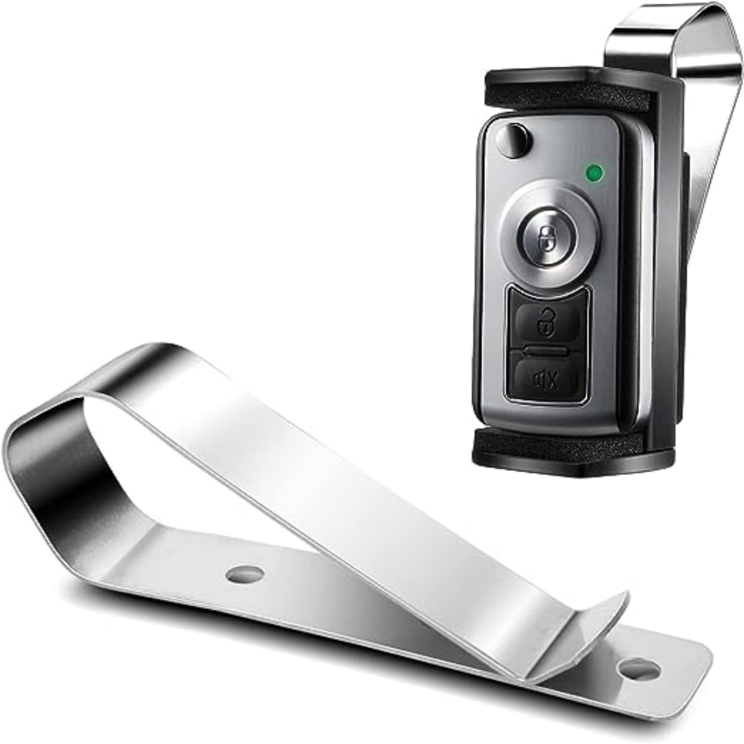 Garage Door Remote Key Car Visor Clip Remote Key Fob Car Key Chain Remote Clip for Garage Door Car Sun Shade Remote Visor Clip for Garage Door Launcher (2) image number 6