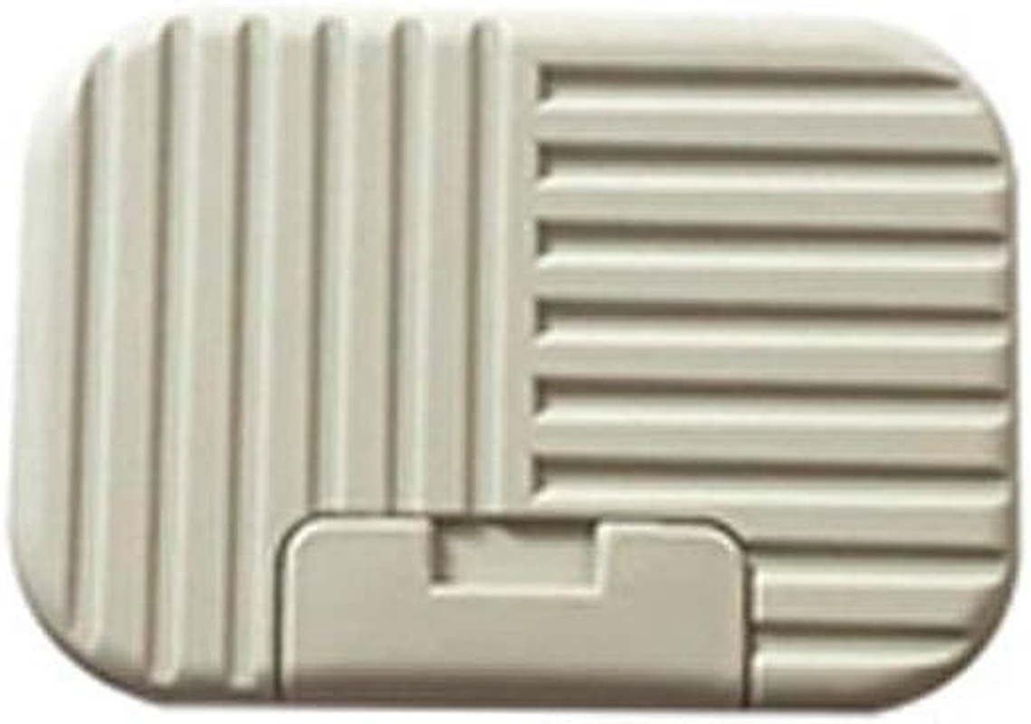 Tophomer Travel Soap Box Soap Container with Lid Plastic Portable Soap Holder Leakproof for Bathroom, Shower, Gift (Blue, Smiley) MN-005