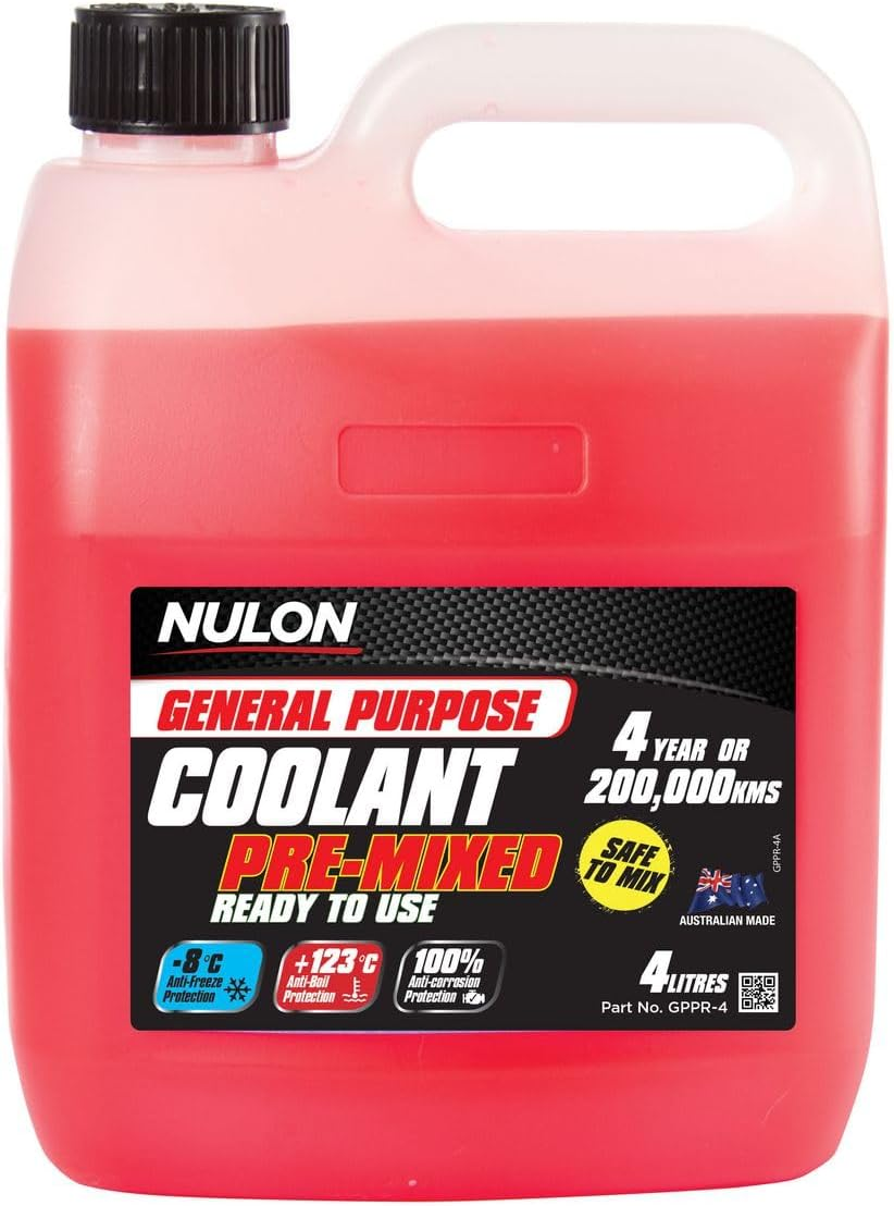 Nulon General Purpose Coolant Premix 4 Litre, Red image number 1