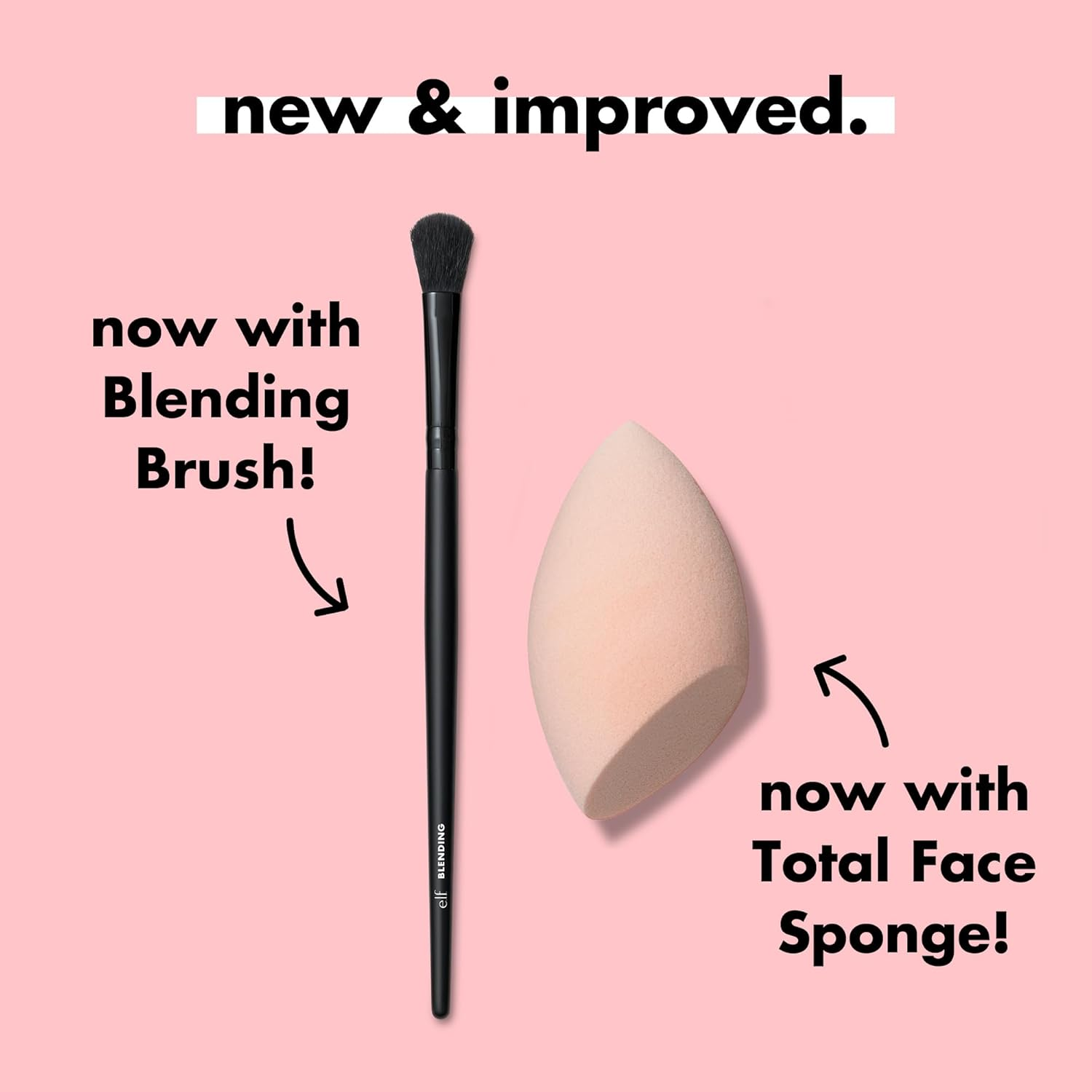 E.L.F. Full Face & Eye Makeup Brush Set, 11 Makeup Brushes for Foundation to Bronzer, Eyeshadow & More, Vegan & Cruelty-Free image number 1