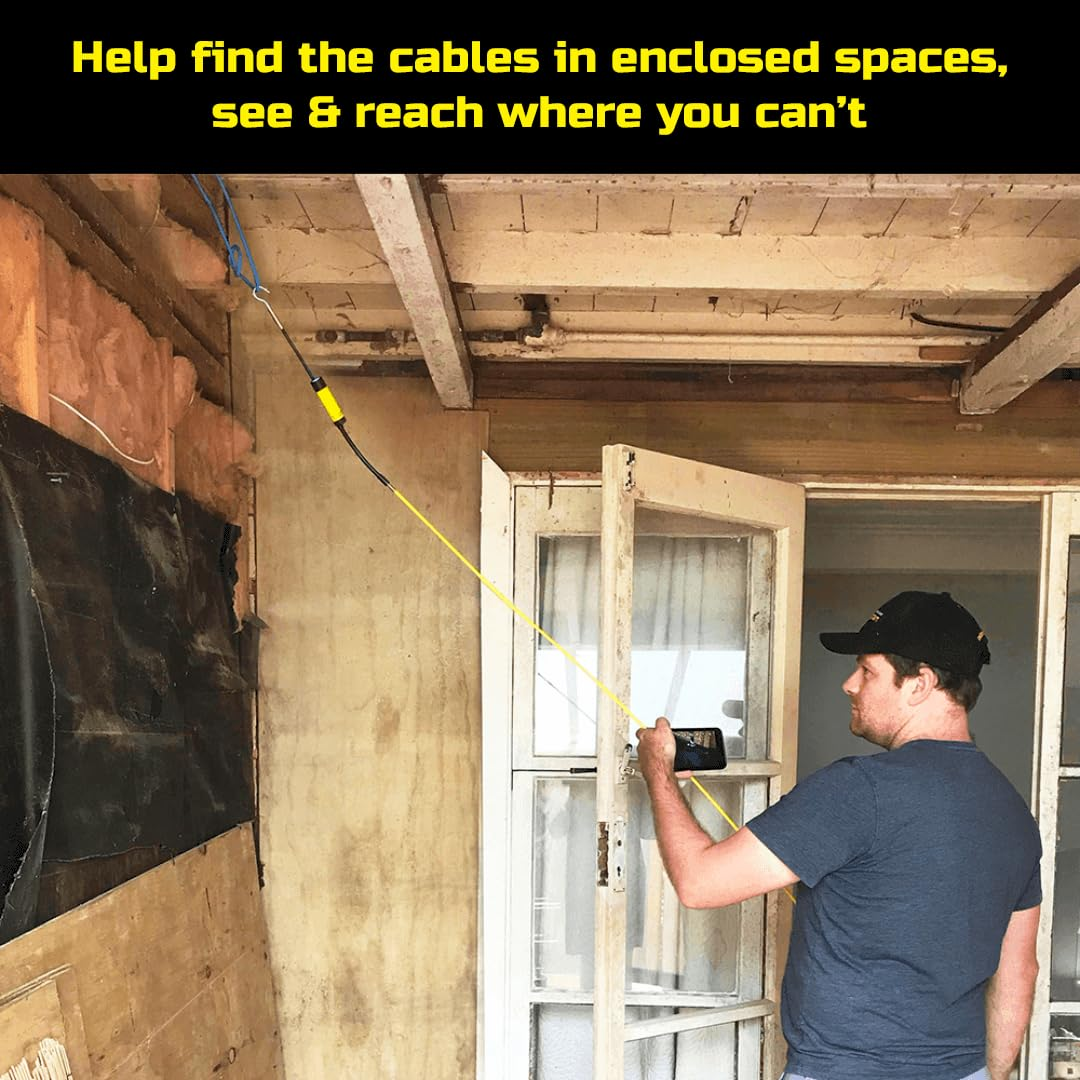 Ferret Pro Wireless Inspection Camera - Multipurpose, Rechargeable, Always up Viewing Function, Wireless Range of up to 130&rsquo; (40M) - Line of Sight image number 4