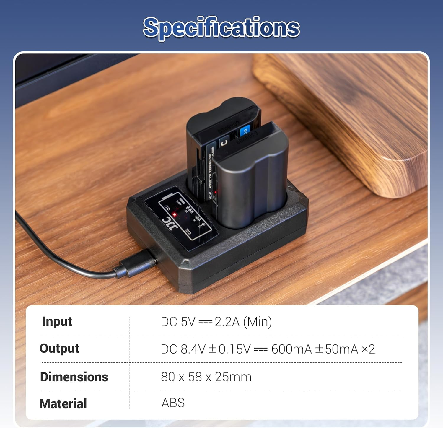 Upgraded NP-FW50 Dual Battery Charger with Type C Port for Sony A6500 A6400 A6300 A6100 A6000 A7S A7RII A7R A7II A7 A7SII A7S RX10 IV RX10III RX10II RX10 NEX-7 NEX-5T SLT-A99II SLT-A33 A35 A37 A55 A58 image number 1