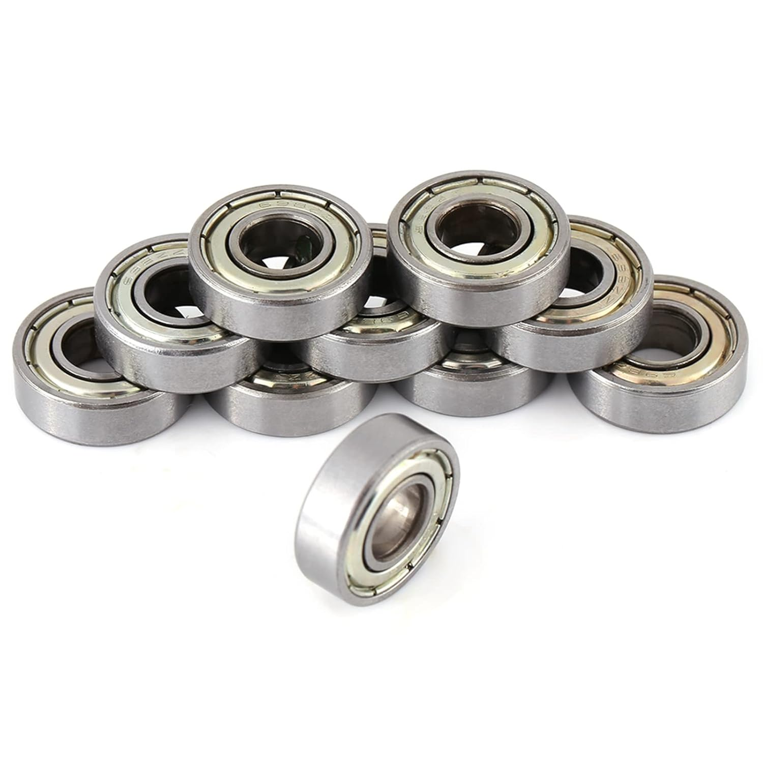 Bearing Steel High Efficiency Low Noise Miniature 698ZZ Ball Bearings for Industrial Machines, Cars [8X19X6Mm] image number 3