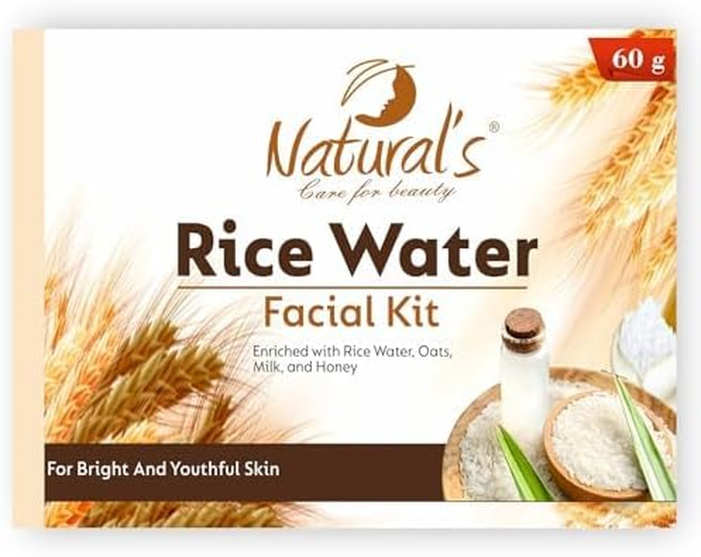 Natural'S Care for Beauty Rice Facial Kit with Rice Water 60 G | Suitable for All Skin Types image number 6