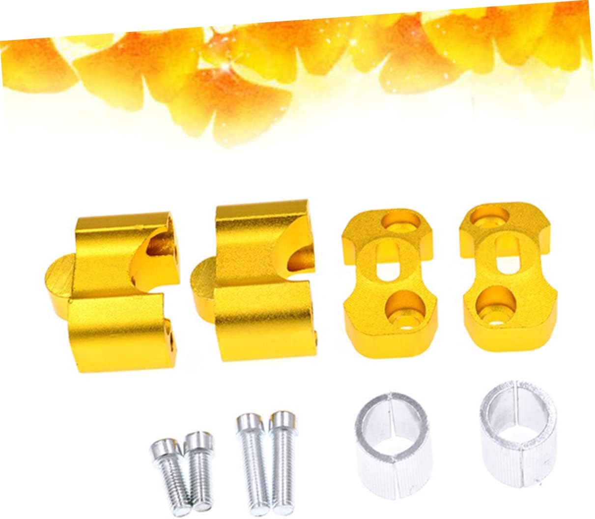 Parliky Aluminum Handlebar Riser Fat Bar Clamp Variable Handlebar Compression for Motorbike Accessories image number 6