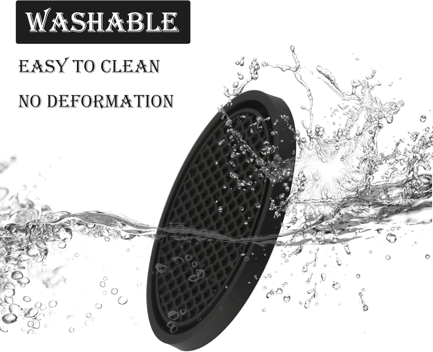 4-Pack Car Cup Holder Coasters, Car Accessories Interior image number 6