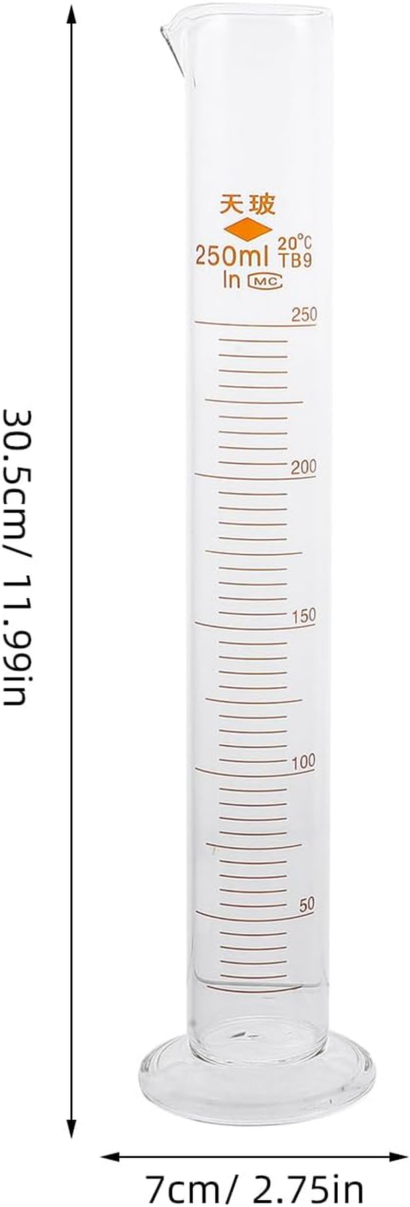 ULTECHNOVO Lab Glassware Set, 9Pcs- Includes 3 Beakers, 3 Erlenmeyer Flasks, 3 Graduated Measuring Cylinders, Beaker Set for Lab Experiment