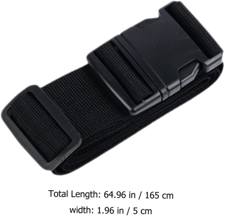 TOGEVAL Luggage Strap Suitcase Strap with Buckle for Travel Baggage Security Sturdy Lightweight Design for Airplane Airport Travel Use 5 Pack image number 2