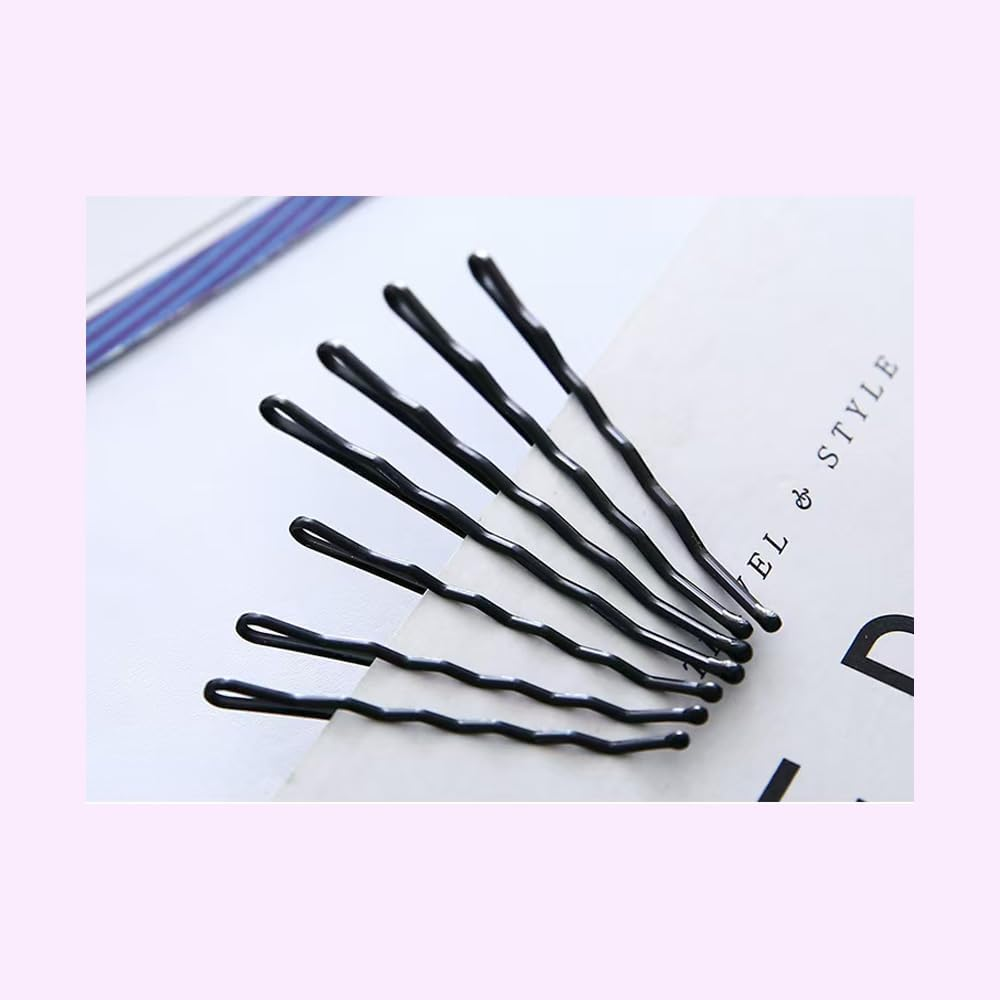 Black Bobby Pins Set, 4 Cards 192 Pcs, Small Mini Hair Styling, Secure Hold for Women and Girls, Perfect for Updos, Buns, and Flyaways image number 3