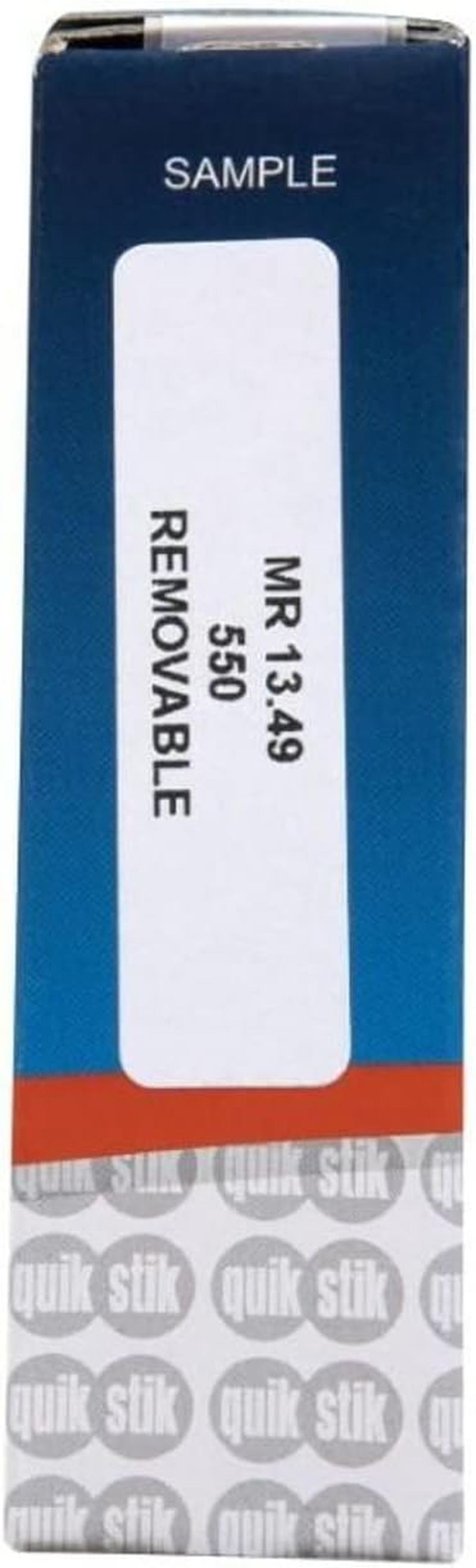 Quikstik Label Dispenser Rectangle 13X49Mm White 550 Labels image number 3