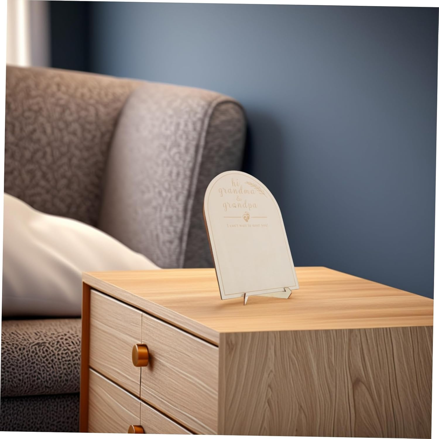 Memorial Display Board Wooden Milestone Sign Newborn Pregnancy Announcement Prop Shower Decor Keepsake Photo Frame for Nursery