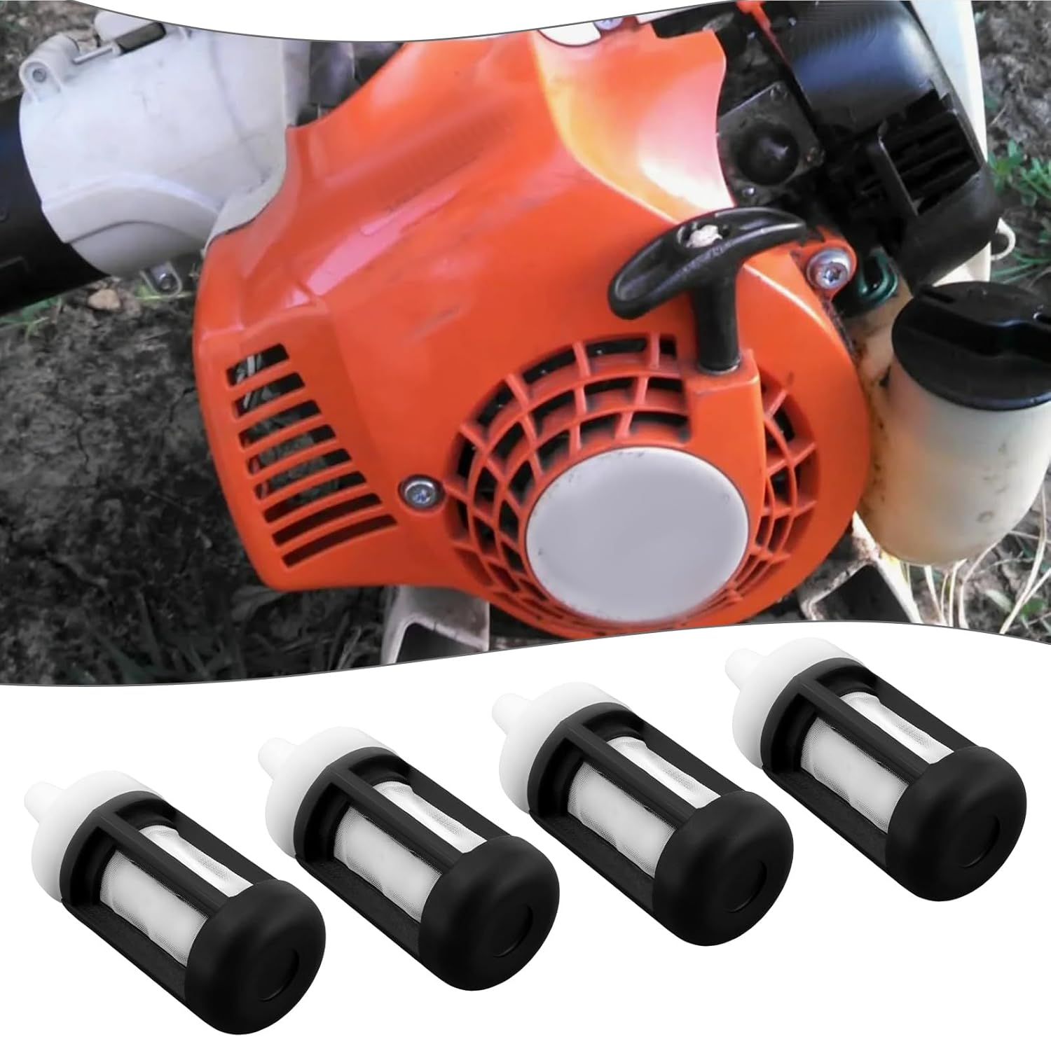LT Easiyl 5Pcs Fuel Filters Replacement 0000?350?3502 Compatible with Stihl BG55 BG86 BR420 FS90 MS192 HT101 BG55 ZF-4 ZF-5 image number 5