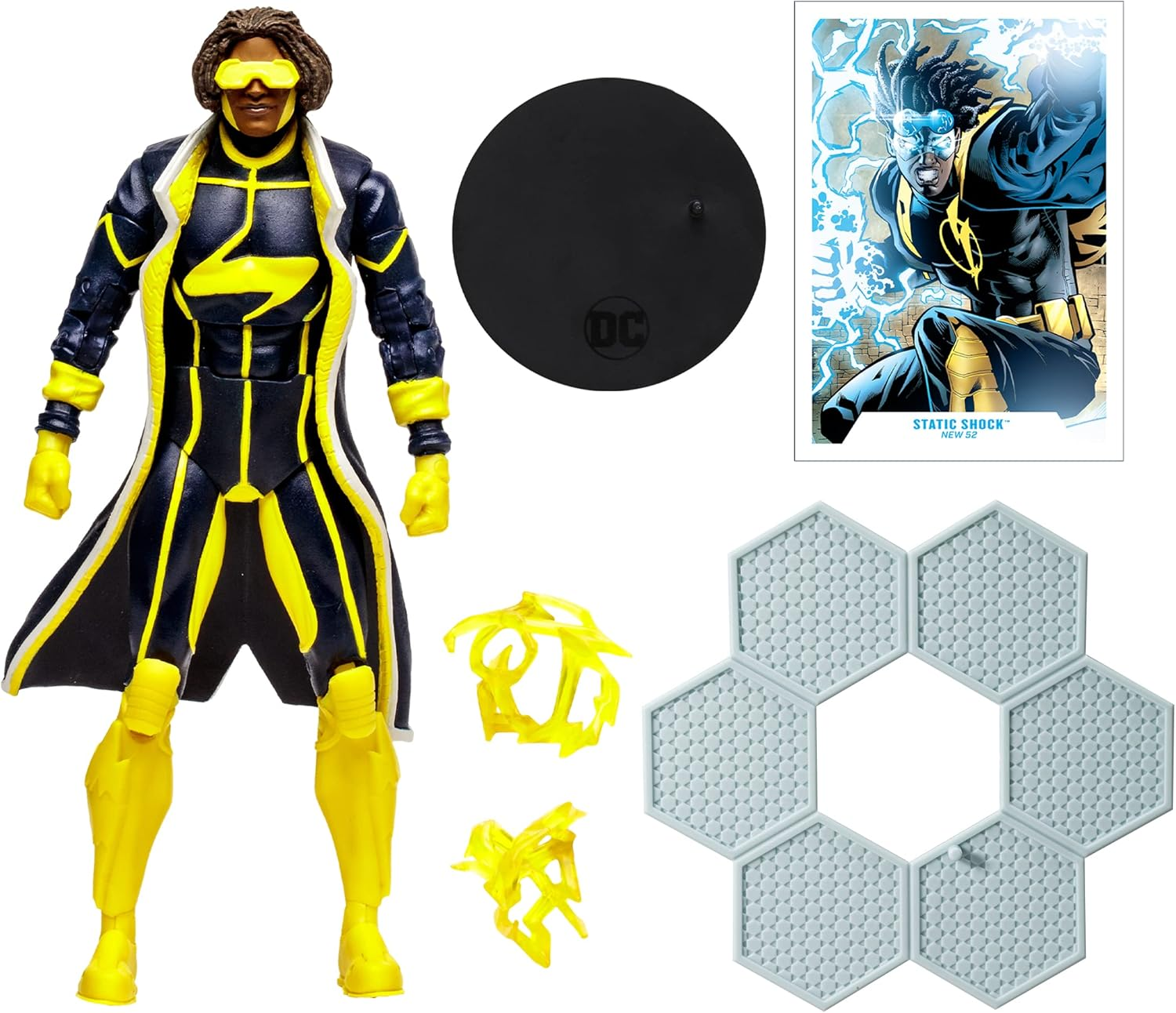 Mcfarlane Toys DC Multiverse New 52 Static Shock Action Figure, 7-Inch Size image number 3