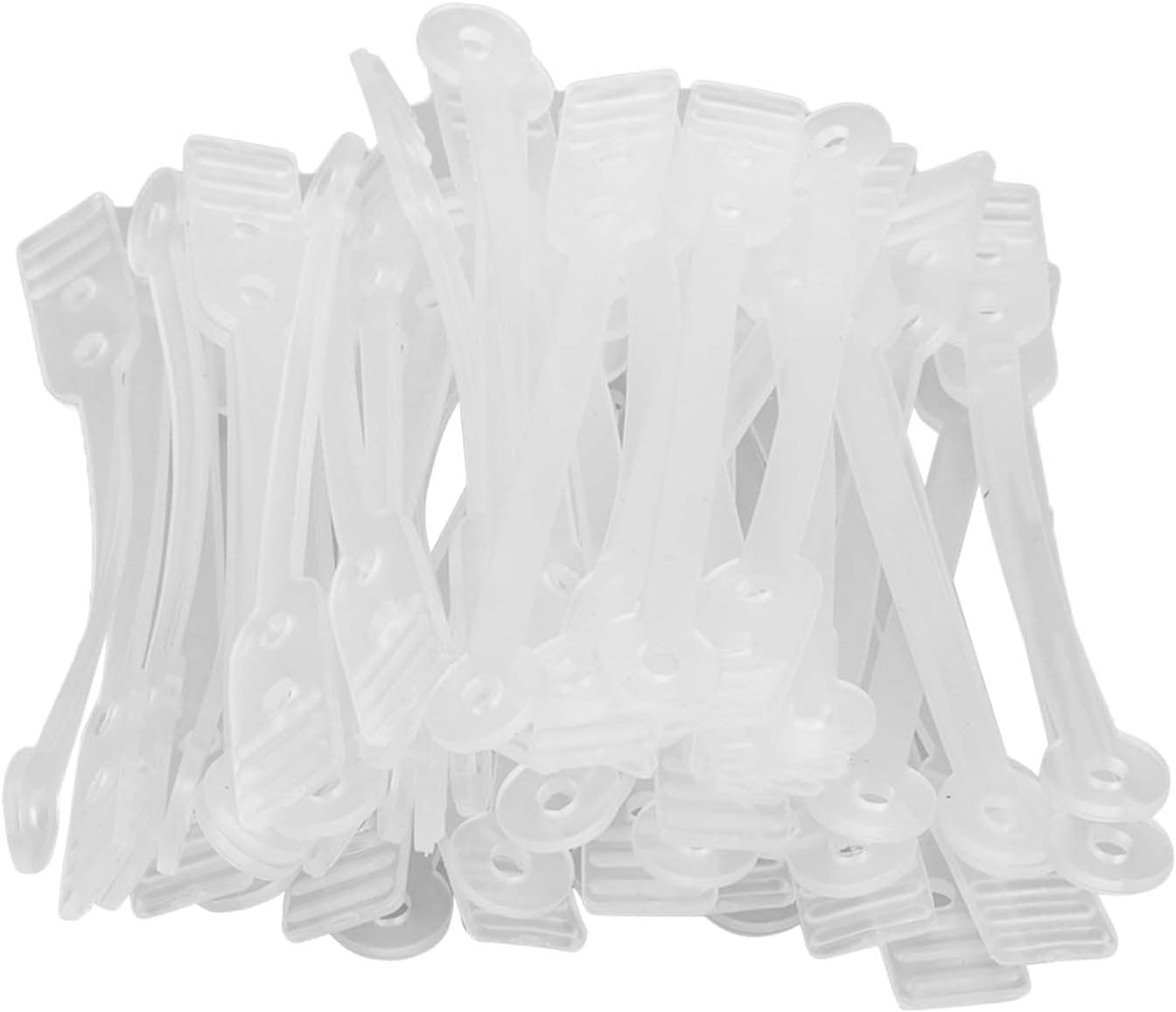 Hair Rollers Elastic Band, Pack of 50, Wavy Curler Silicone Band for Hairdressing Salon image number 1