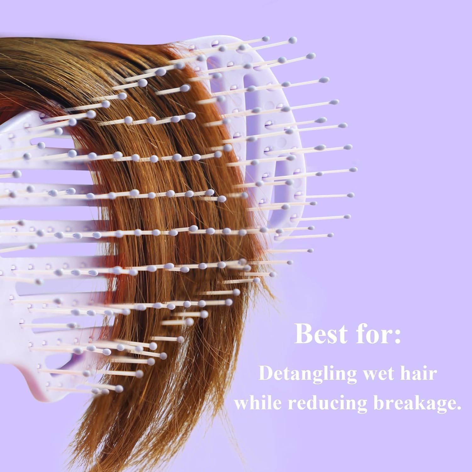 Start Makers Detangle Hair Brush for Women Men Kids, Reduces Pull Detangling Brush for Curly, Straight, Vented Detangle Hairbrush for Wet Dry Hair image number 3