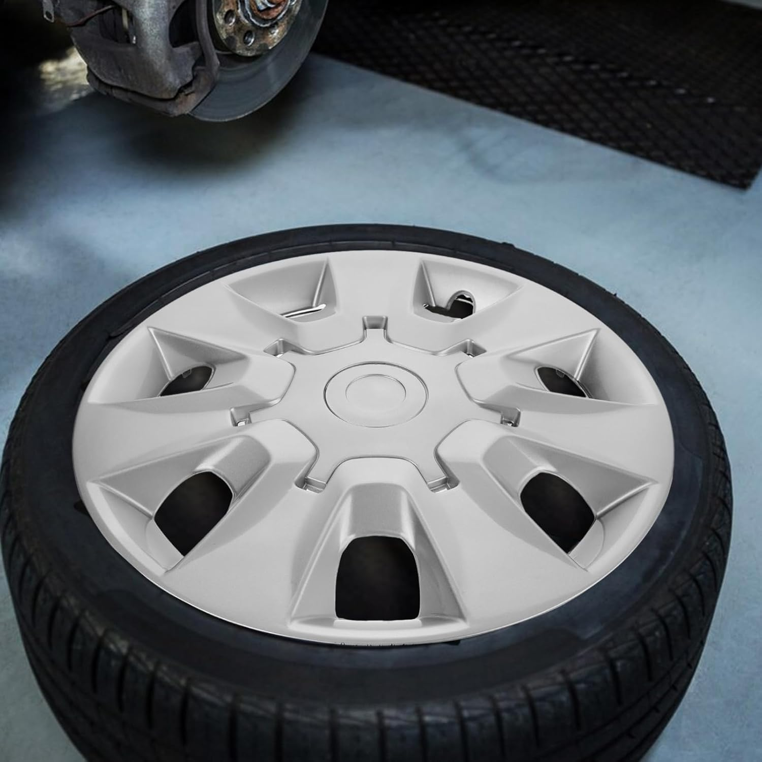 Iplusmile Automotive Wheel Car Hubcap Rim Protector for Car Wheels Decorative Hub Cover for Iron Rim image number 3