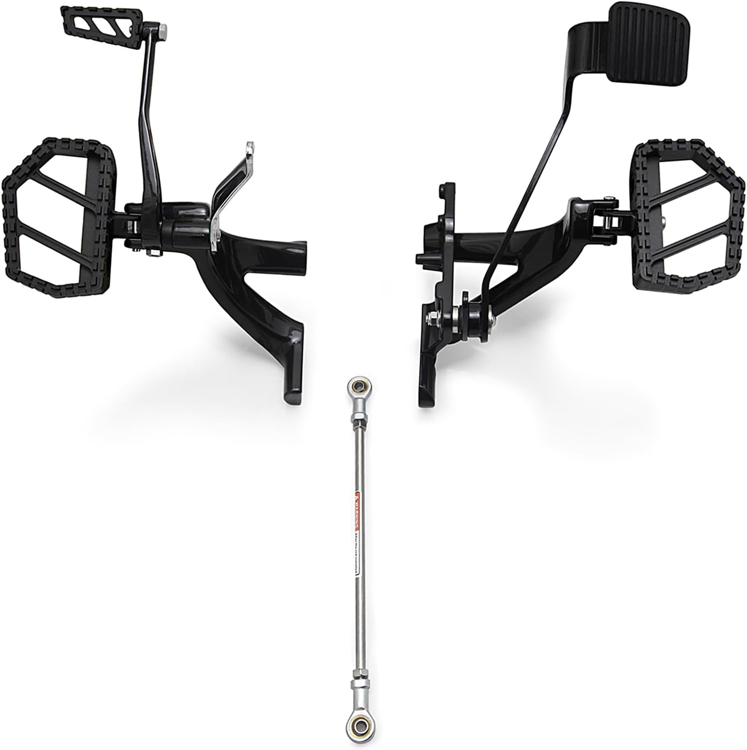 Softail Standard Extended Forward Control W/Mx Mini Rider Floorboard for Harley Street Bob FXBB 114 FXBBS Low Rider FXLR 107 FXLRS 117 2018-2023 2024(W/ 2161-BK)