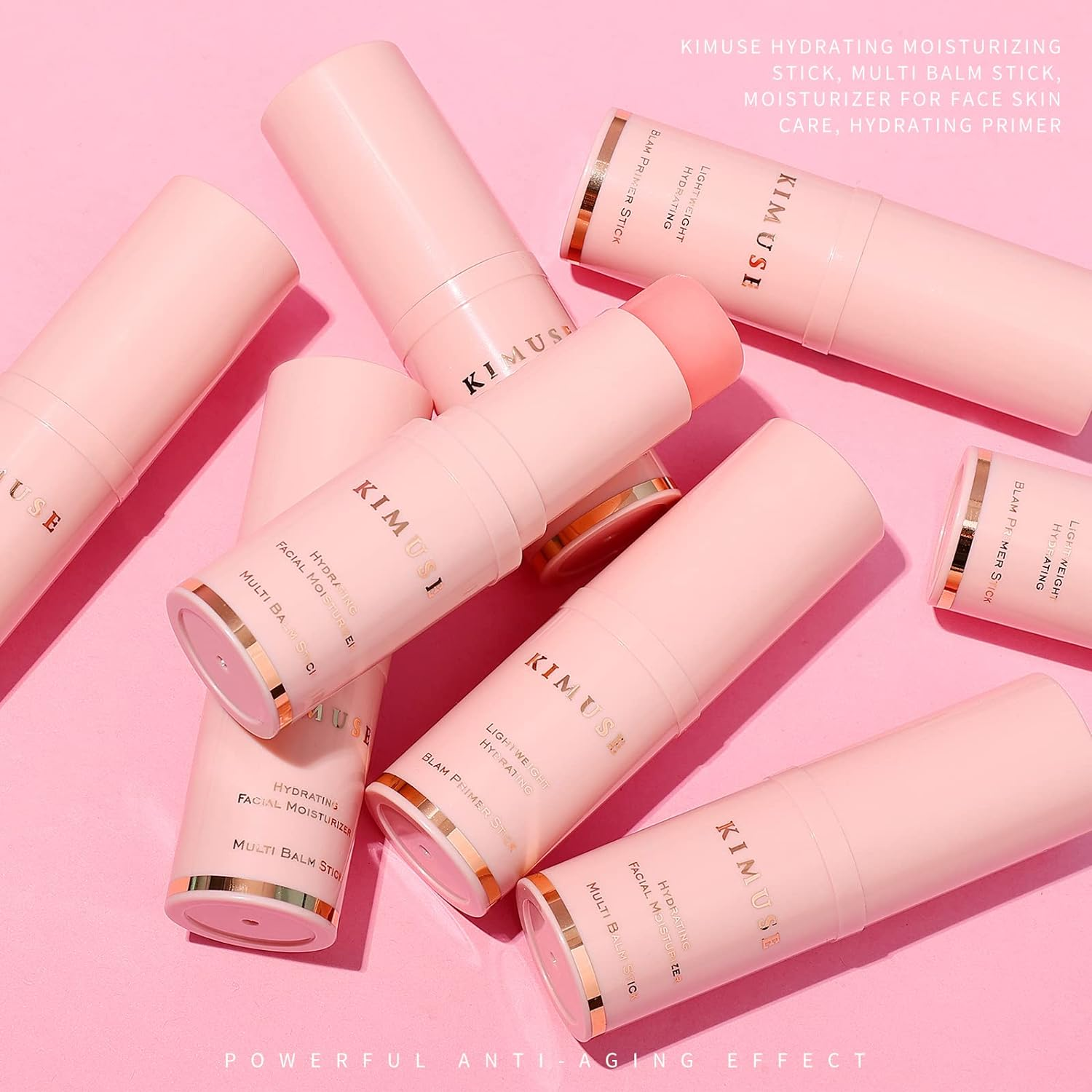 KIMUSE Hydrating Moisturizing Stick, Multi Balm Stick, Moisturizer for Face Skin Care, Hydrating Primer