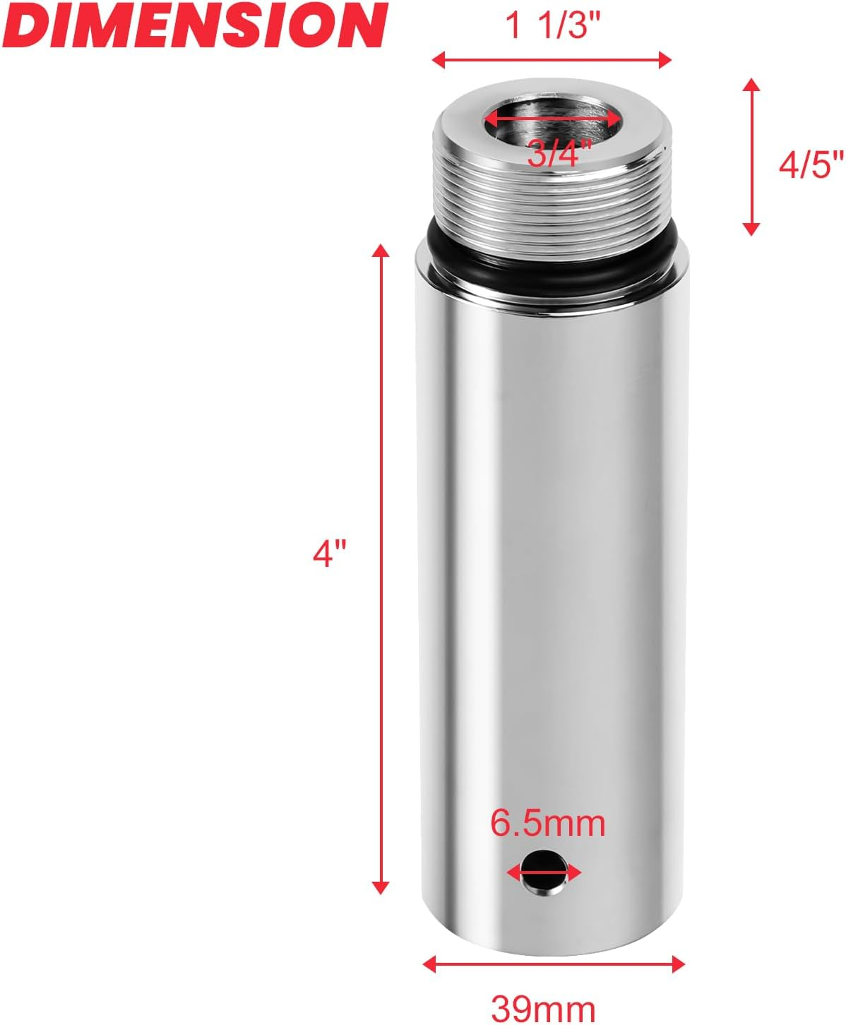 Kekykm Fork Tube 4 Inch Extension Compatible with Harley Davidson Sportster XL 883 1200 & Dyna Glide FXR Chrome Powersports Fork Guards image number 6