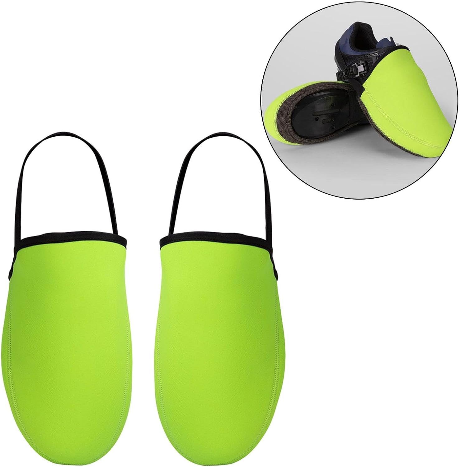 Generic Cycling Shoe Toe Cover Bike Overshoes Toe Warmers Bicycle Shoe Toe Protector Cold Weather Bike Shoe Covers