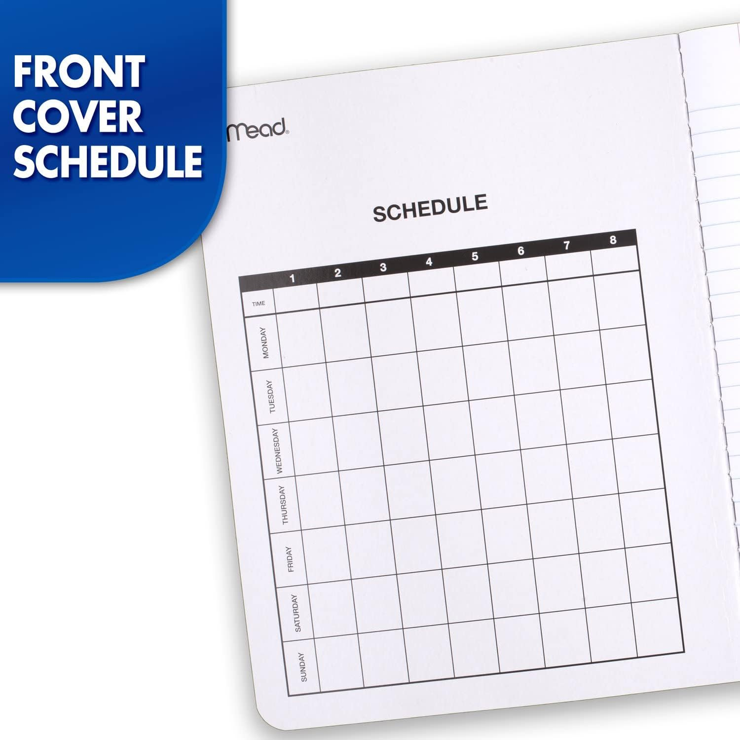 Mead Composition Notebooks, 12 Pack, College Ruled Paper, 9-3/4" X 7-1/2", 100 Sheets per Comp Book, Black Marble (72938) - Pack Of 1, Classic image number 5