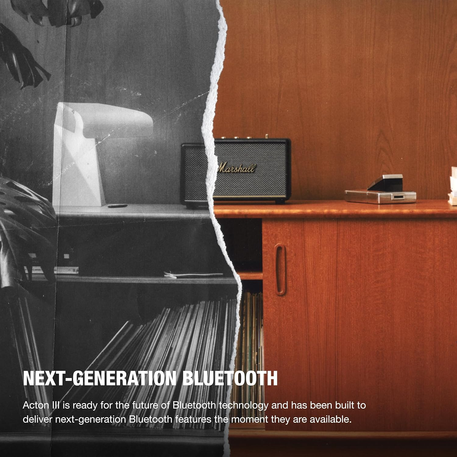 Marshall Acton III Bluetooth Speaker, Wireless - Black (1006006) image number 6