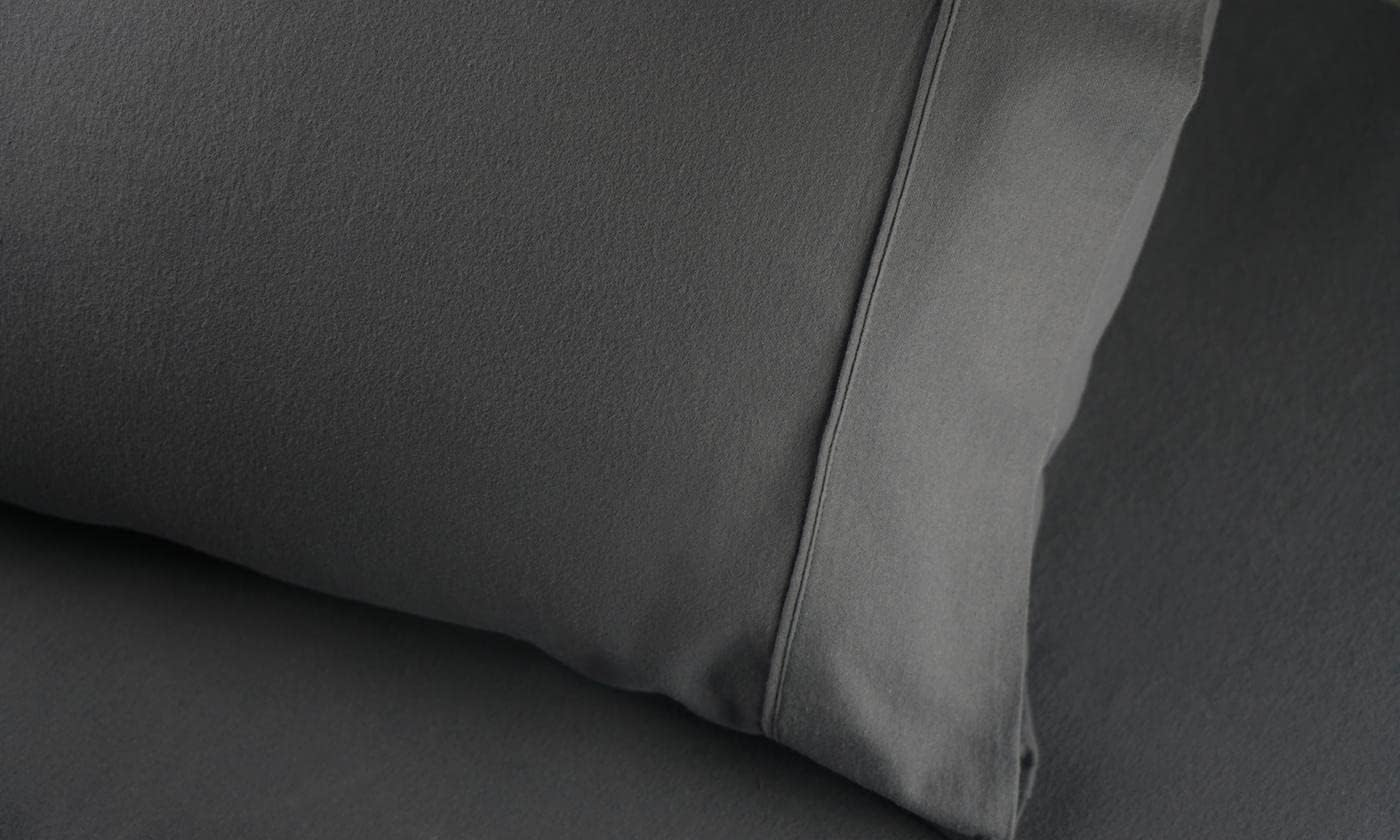 Ramesses Egyptian Flannelette Sheet Set, Single, Charcoal image number 3