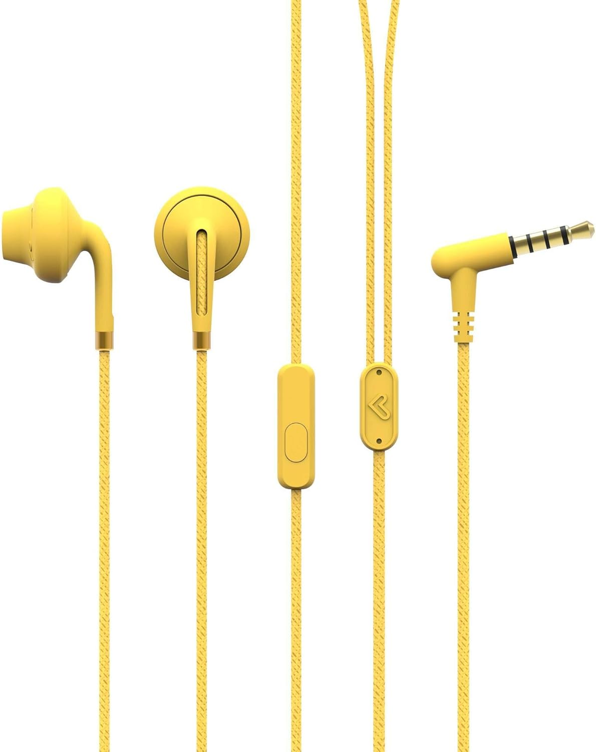 Energy Sistem Style 2+ In-Ear Headphones (Bass Boost, Microphone, Call Control, Pads) One Size Vanilla image number 4