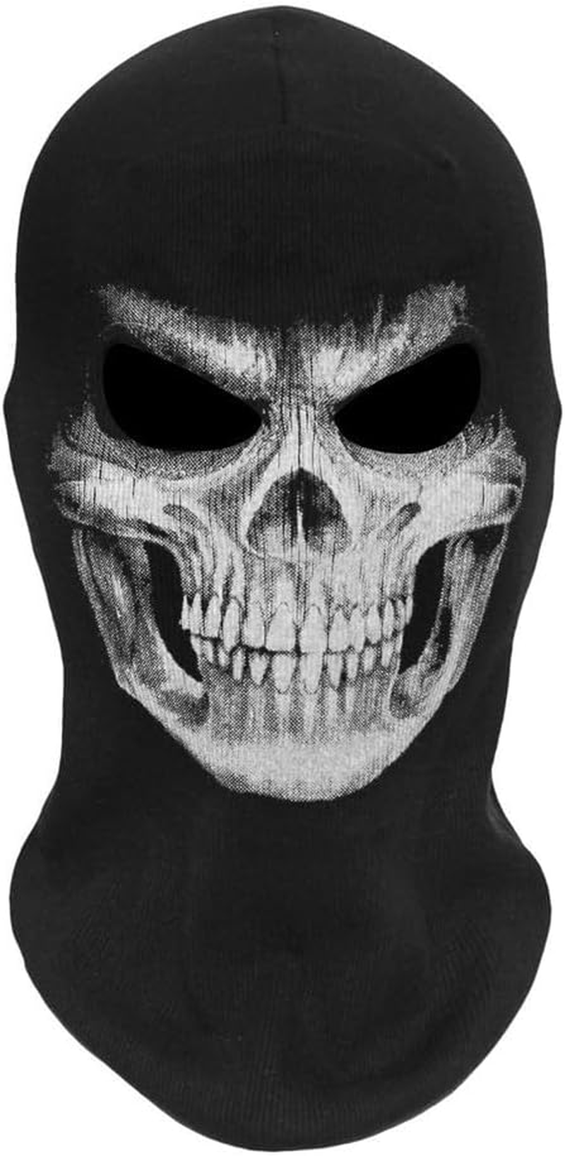 Halloween Horror Masque | Skull Cosplay Scary Latex Face Cover,3D Pattern Realistic for Women Men Adult Haunted House Horror Convention image number 6