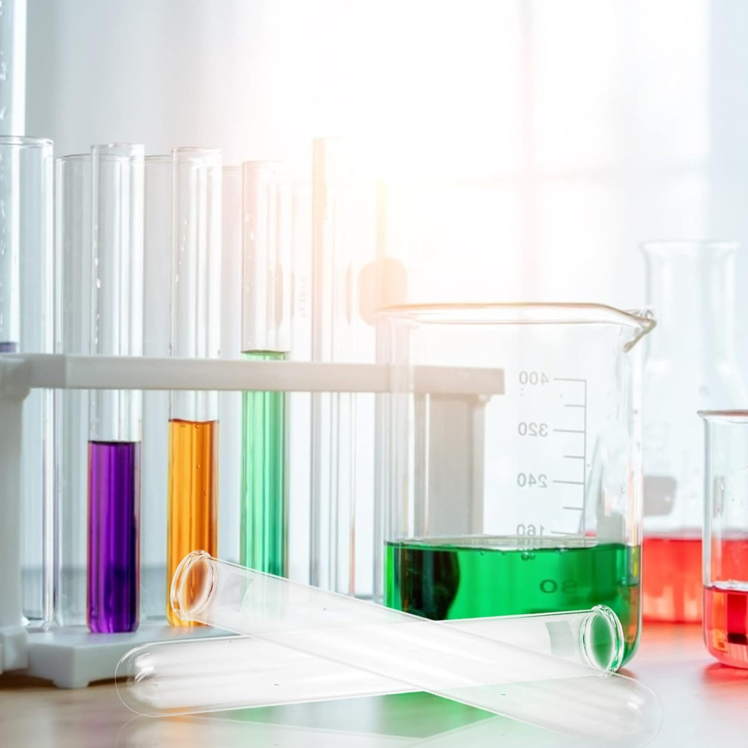 Baluue Azotometer Digestive Tube 42X300Mm Laboratory Glass Protein Digestion Tube Boiling Function Suitable for Nitrogen Analysis and Laboratory Use image number 4