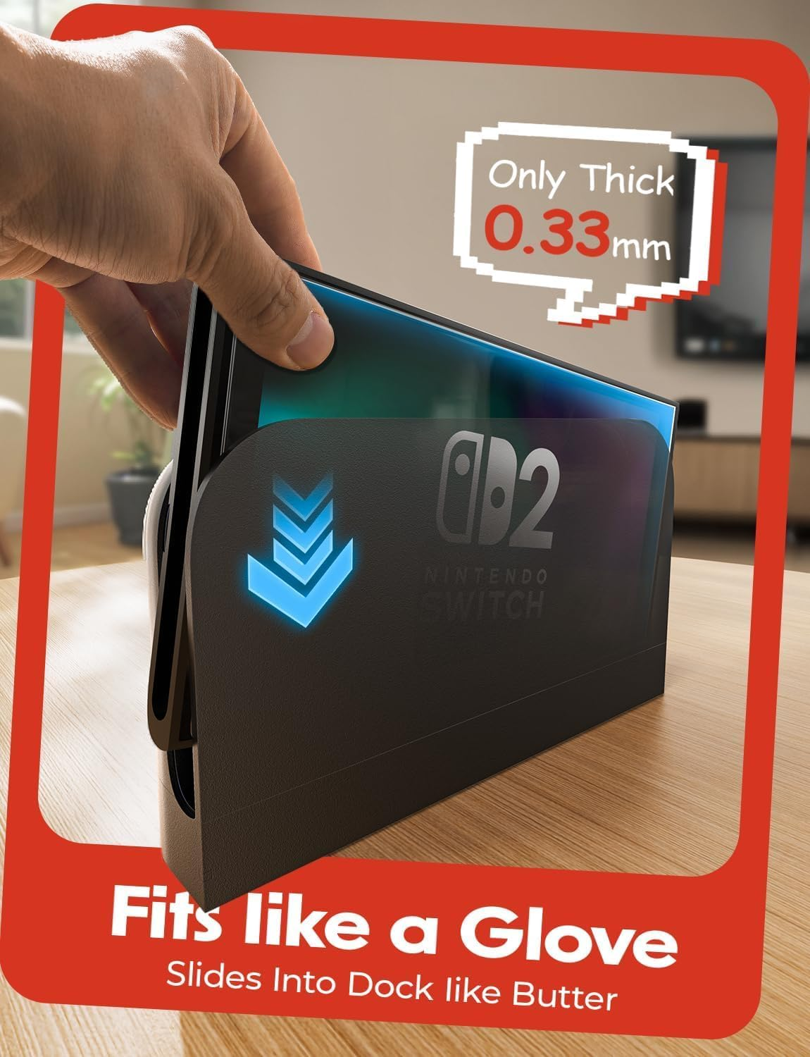 LISEN for Nintendo Switch Screen Protector image number 3