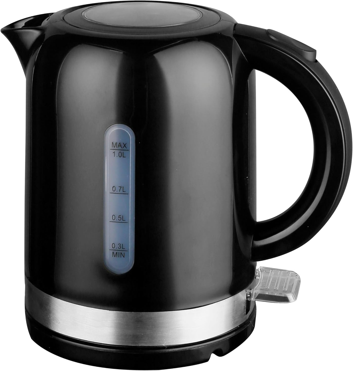Dolphy 1L Electric Kettle &ndash; Black, High-Grade ABS Body, 1350&ndash;1500W Fast Boil, 360&deg; Concealed Heating, Compact & Durable for Home, Hotel, Motel, Office & Travel Use image number 4