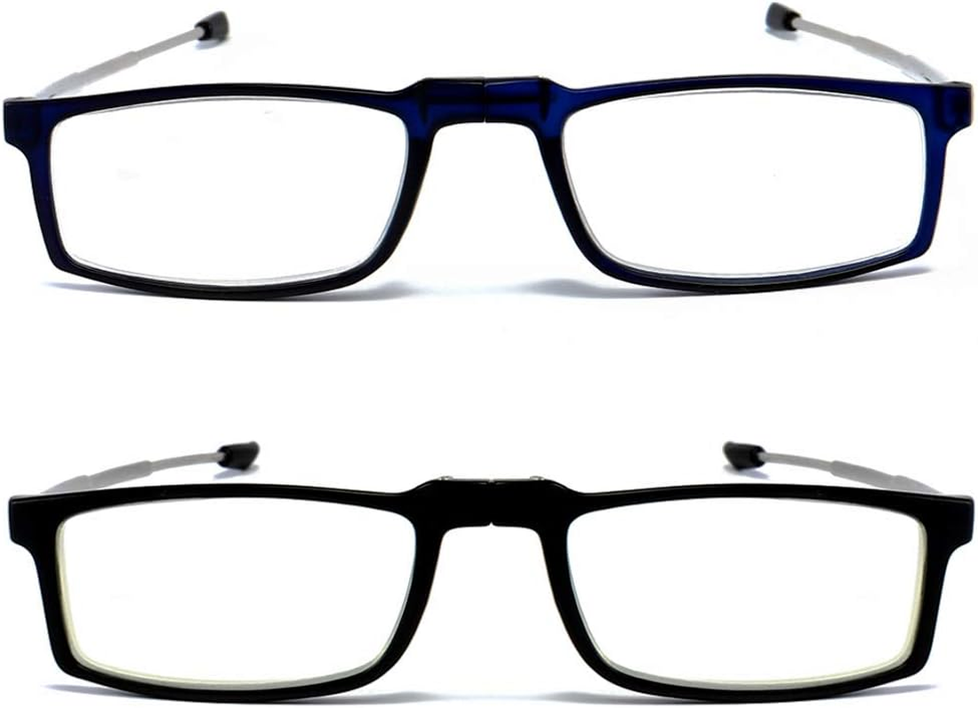 Folding Reading Glasses Compact Portable Readers for Men Women 2 Pairs in Case image number 4