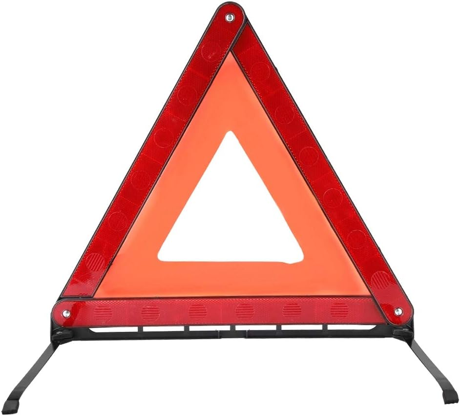 Car Stop Sign, Emergency Reflective Warning Board, Foldable Heavy Metal Fault Sign Board, Motorcycle Use for Fault Emergency Sign Truck image number 2