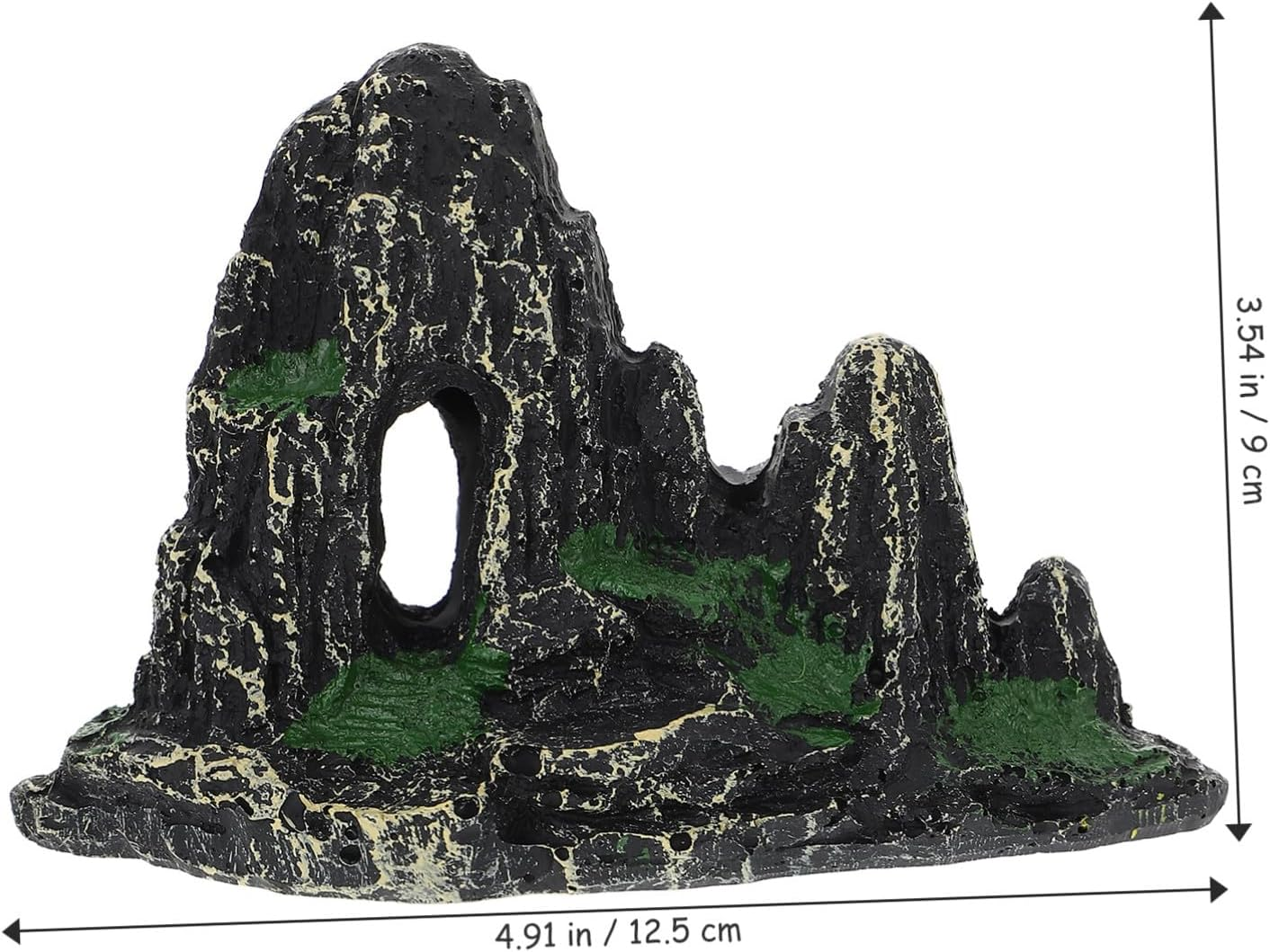 UTHCLO Resin Rockery Aquarium Decor Fake Rockery Ornament Landscape Decoration for Fish Tank Supply Artificial Mountain View for Aquatic Pets image number 3