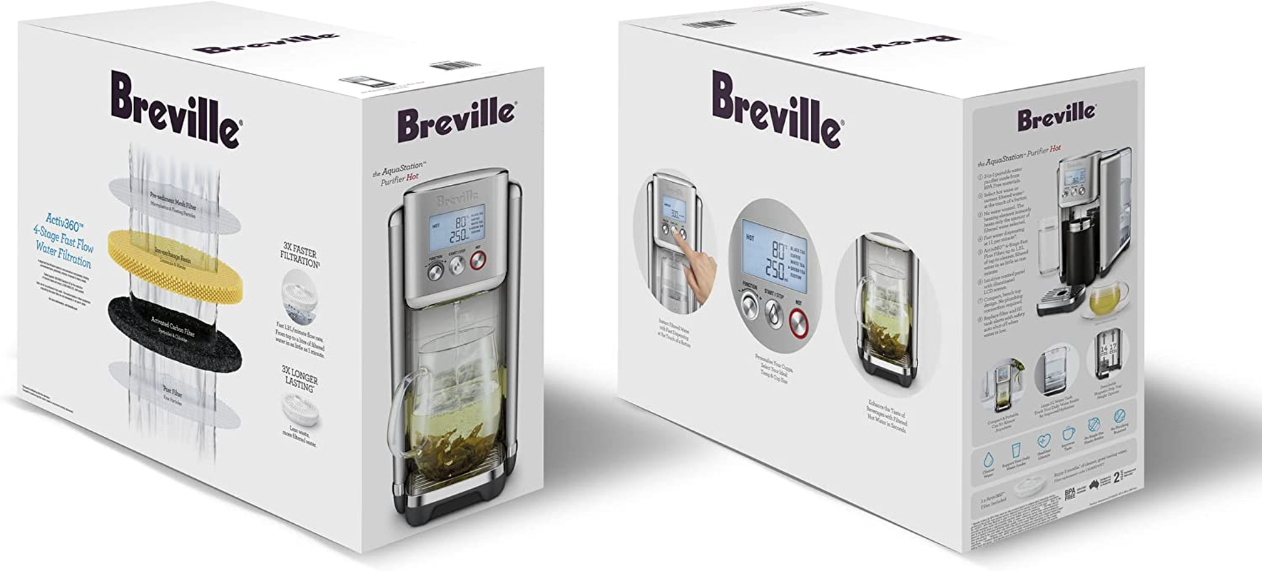 Breville the Aquastation&trade; Hot Water Dispenser, LWA200BSS, Brushed Stainless Steel image number 5