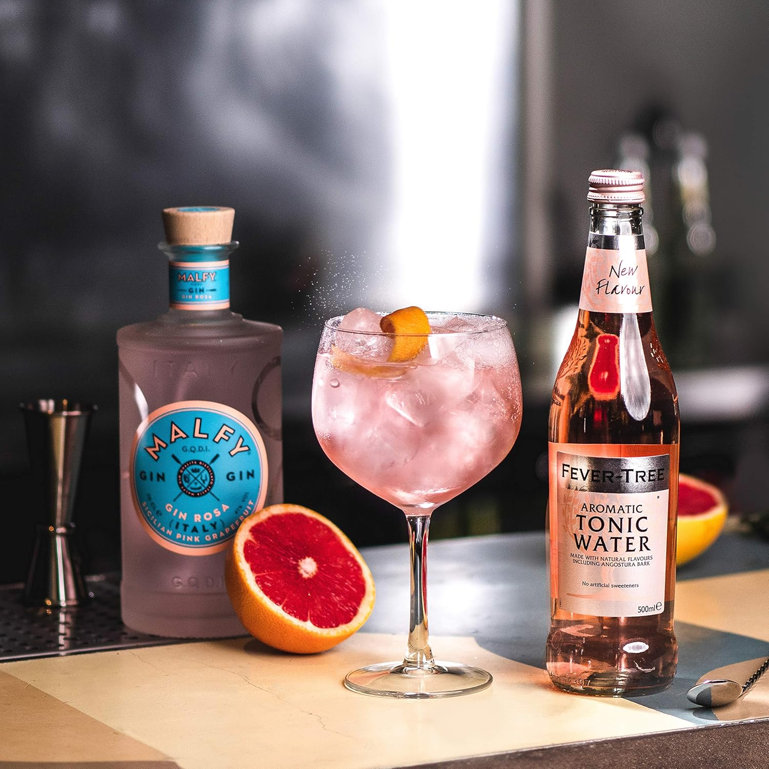 Fever Tree Aromatic Tonic Water, 500 Ml (Pack of 8) image number 2