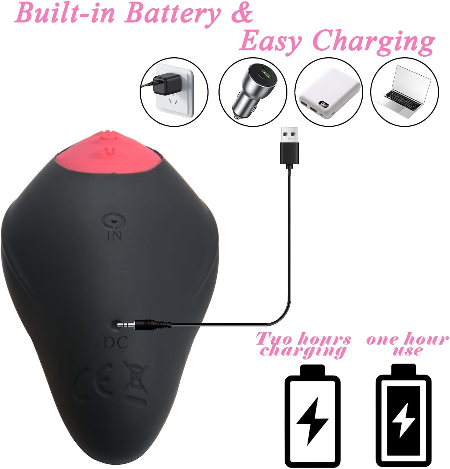 Automatic Inflatable Anal Plug Prostate Massager Vibrating, Butt Plug Sex Toy with 10 Vibration Mode, Woman G-Spot Stimulator with Remote Control, Anal Dilator Training Sex Toys for LGBT Pleasure image number 2