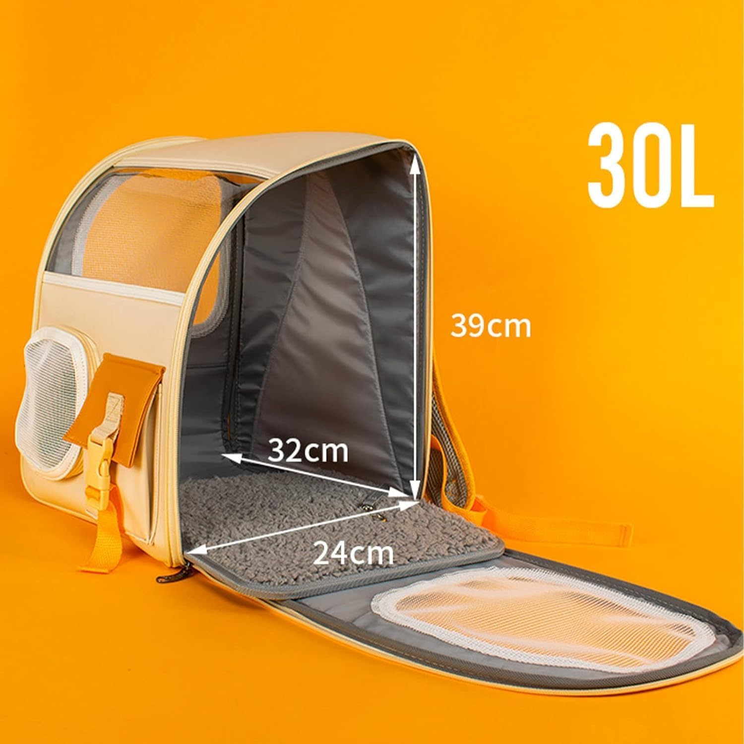 Cat Bag Dog Carrier Pet Carrier Pet Carrier Backpack Transparent Window Cat Travel Bag Multifunction Pet Carrier Bag Cat Carrier Pet Bag Carrier image number 6