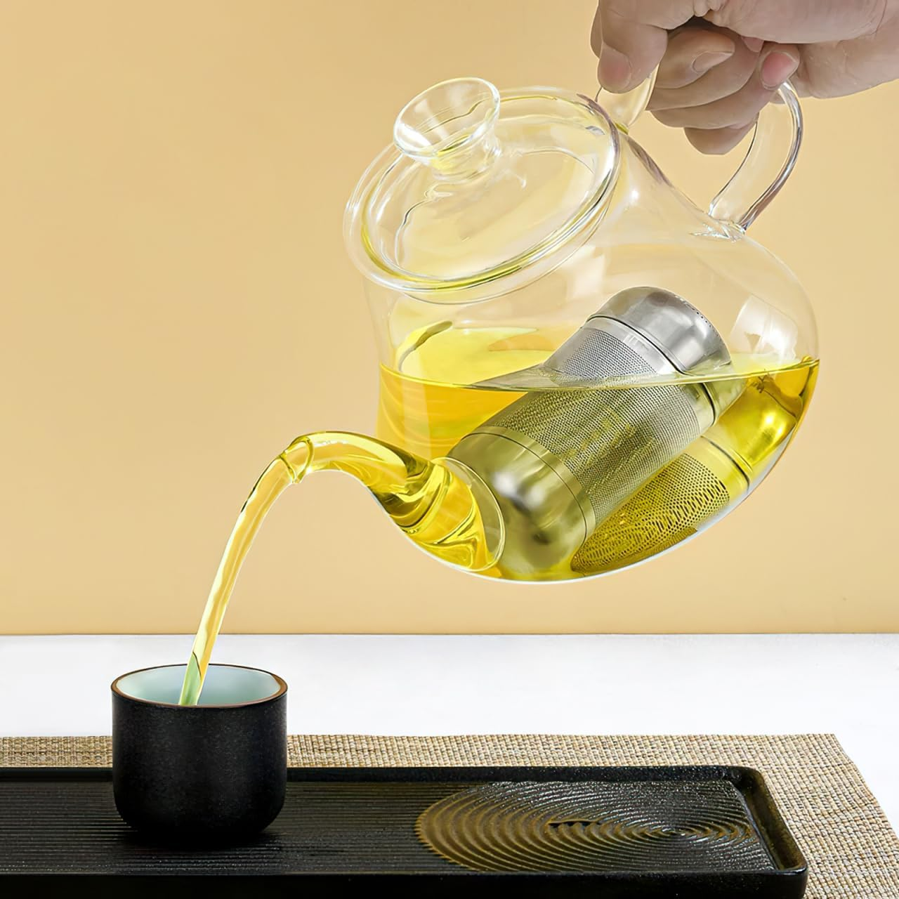 BESTOYARD Stainless Steel Seasoning 9.5Cm Ball Mesh Tea Filter, Spice Strainer for Cooking, Herb Infuser for Stews and Soups, Silver image number 4