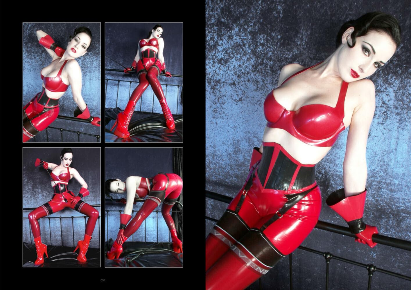 Dita Von Teese - the Early Shootings: Die Fr&uuml;hen Fotoshootings Von Dita Van Teese, Burlesque Erotica, Sinnliches Latex, Nylon Und Mehr image number 1