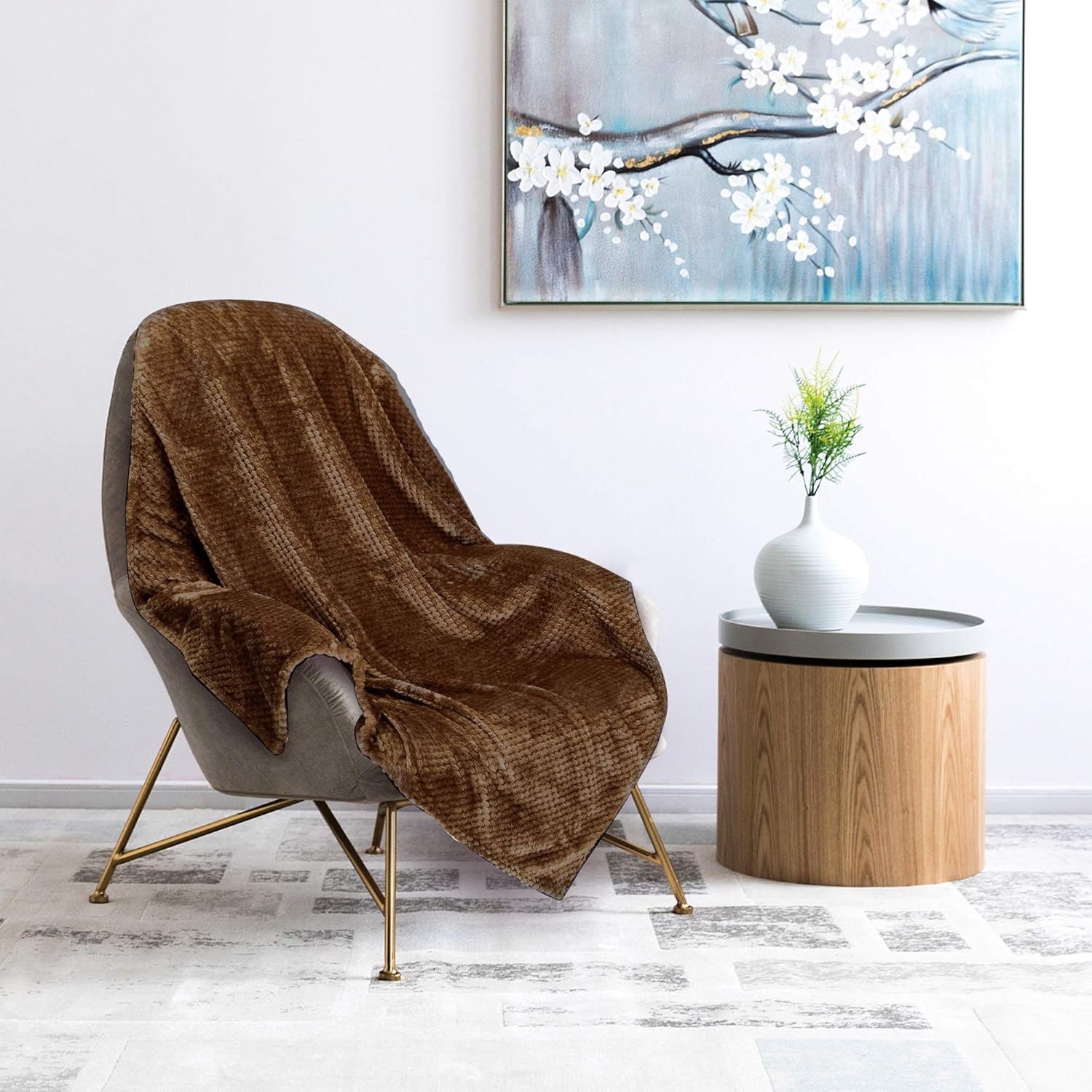 Msicyness Dog Blanket,Soft Fuzzy Blankets for Puppy, Small,Medium,Large,X-Large Premium Fluffy Blankets Plush Fleece Throw Dog Bed, Couch, Sofa, Reversible Travel Warm Covers