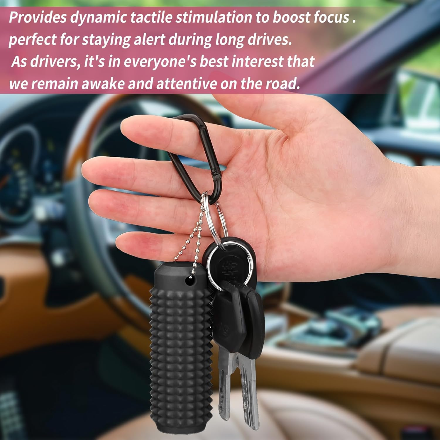 2 Pcs Little Ouchies Pain Fidget Toy, Pocket Quite Fidget Toys for Adults & Teens, 3D Printed Keychain Sensory Toy for Stress Anxiety Relief & Focus,Spiky Grippie Stim Keychain Toy Office Workers Gift image number 4