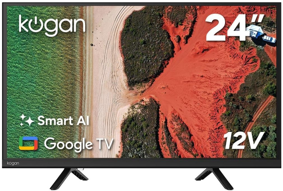 Kogan 24" LED Smart AI Google 12V TV - R98T - KAL24R98TA - 24 Inch image number 4