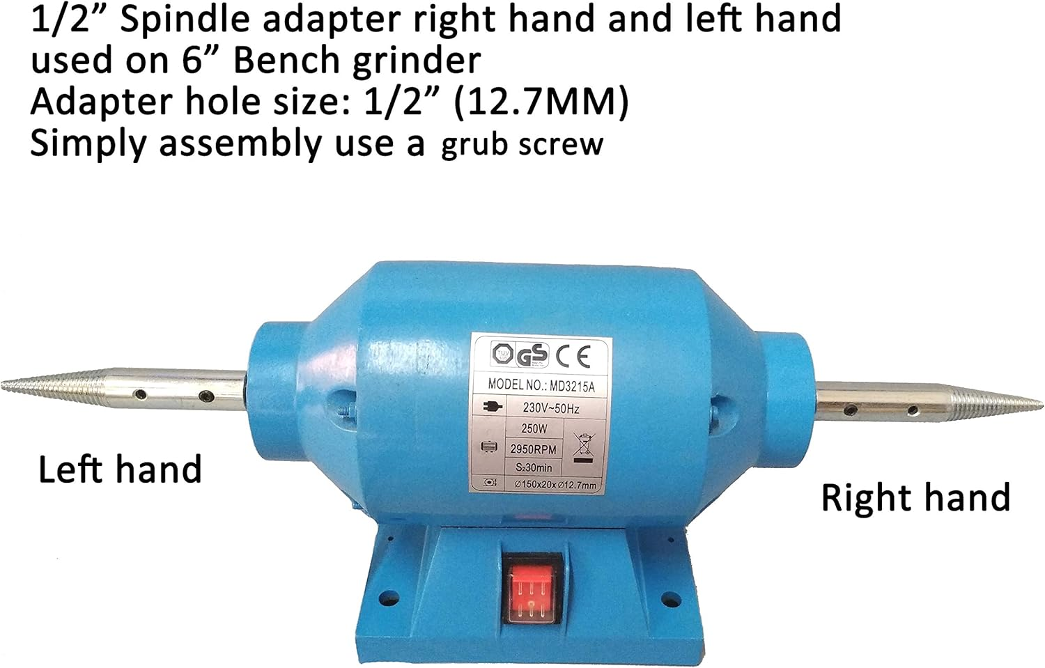 PURUI 11PC Metal Polishing Buffing Kit Use on 6" Bench Grinder image number 3