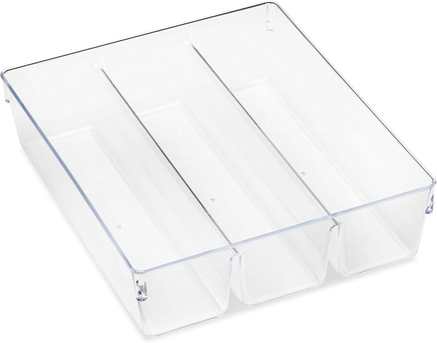 Whitmor 6789-7095 Clear 3-SECTION DRAWER ORGANIZER