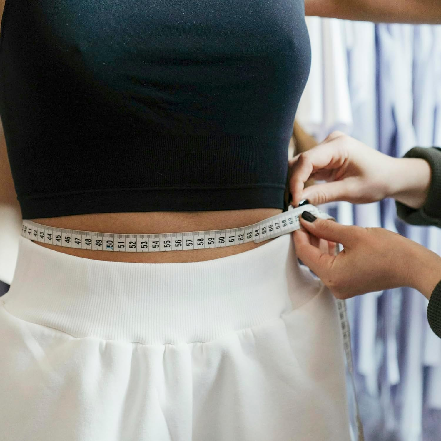 Body Measuring Tape, 2PCS White 60Inch/150Cm Soft Tape Measure for Body, Dual Sided Body Tape Measure for Sewing Tailor image number 3