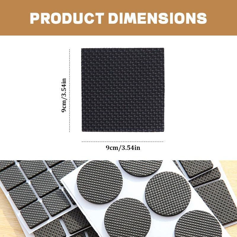 Silicone Furniture Pads,16Pcs 20MM Black Chair Leg Pads Floor Protectors, Rubber Feet for Furniture Feet, Protect Your Wood Floor anti Scratch Floor Protectors