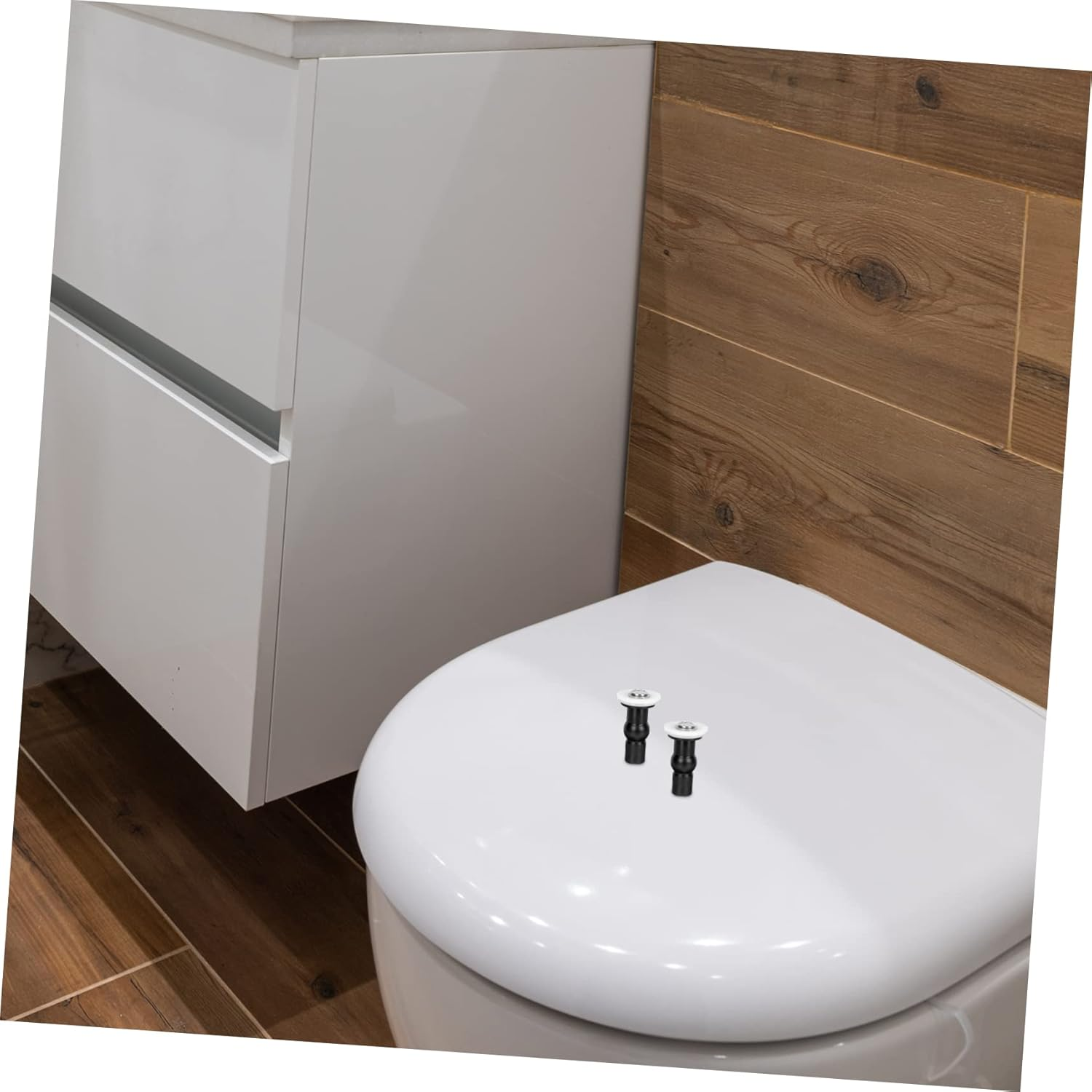 8Pcs Toilet Seat Cover Screws with Abs Expansion Bolts Toilet Fixing Parts Closestool Fixed Fittings for Secure Mounting Bathroom Replacement Hardware